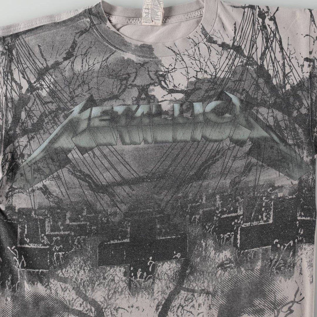 ALSTYLE METALLICA Band T-Shirt, Men's Size M cotton gray type Vintage Second Hand