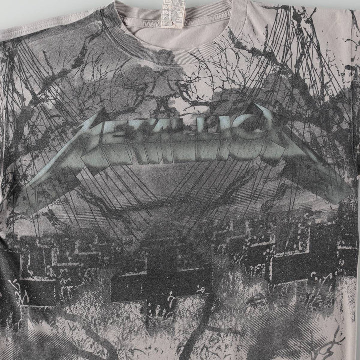 ALSTYLE METALLICA Band T-Shirt, Men's Size M cotton gray type Vintage Second Hand