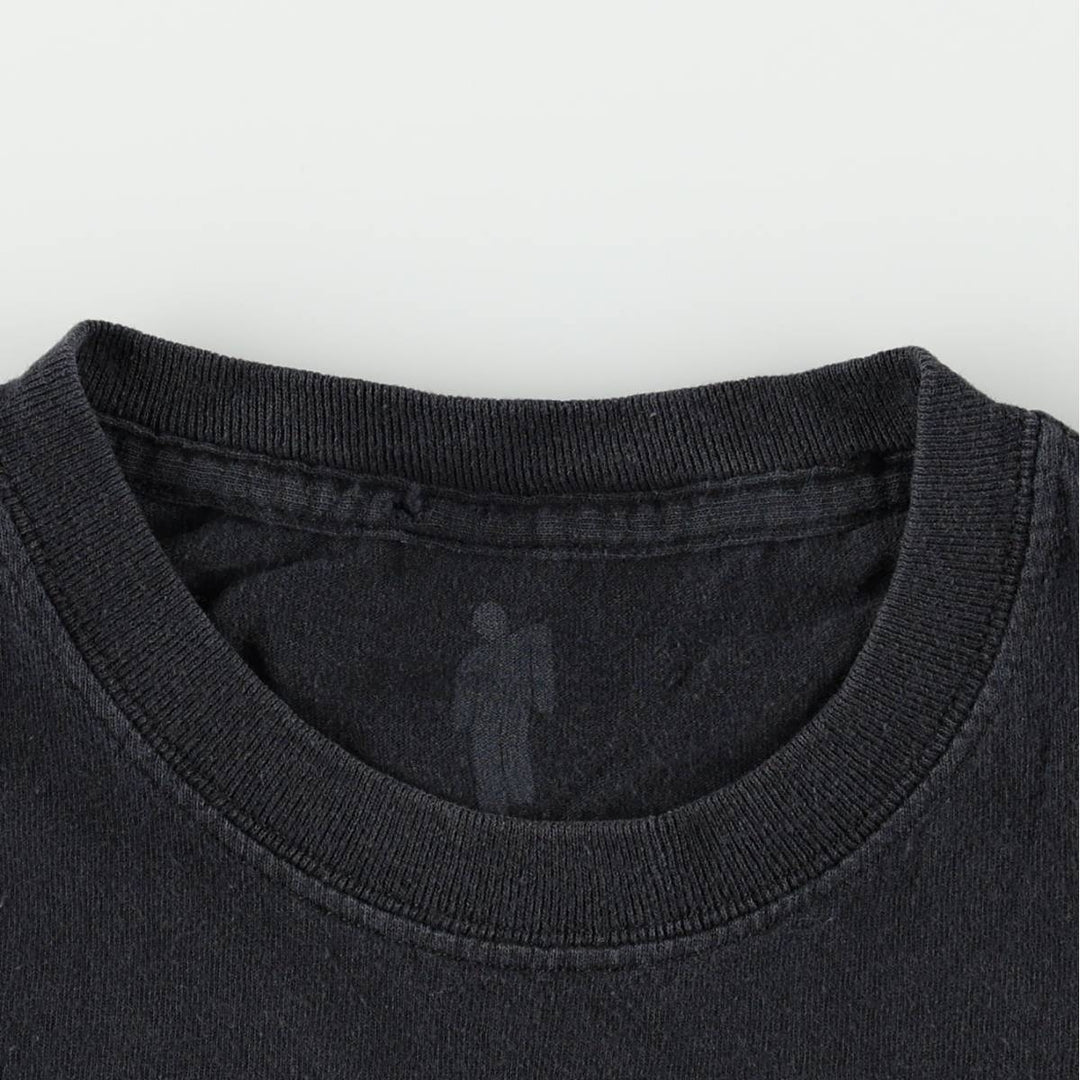 BILLIE EILISH Billie Eilish Band T-shirt Band T Men's S size cotton black type Vintage Second Hand