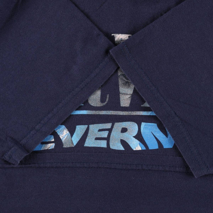Gildan GILDAN NIRVANA Nirvana Band T-shirt Band T Men's M size cotton navy blue type Vintage Second Hand
