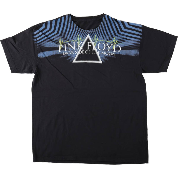00'S PINK FLOYD Pink Floyd band T-shirt, band T, men's XL size unclear black type Vintage Second Hand