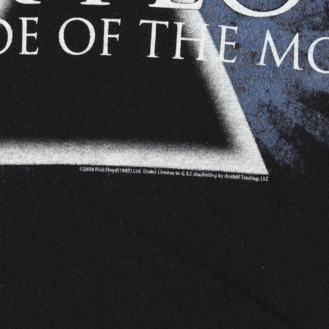 00'S PINK FLOYD Pink Floyd band T-shirt, band T, men's XL size unclear black type Vintage Second Hand