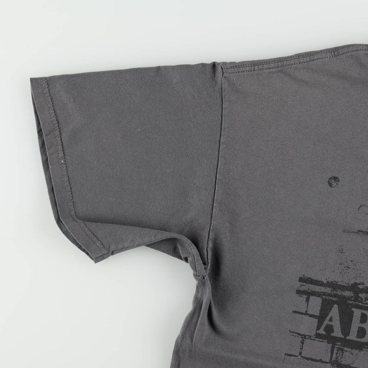 2000'S THE BEATLES ABBEY ROAD Band T-shirt, Men's XL equivalent. cotton Charcoal Vintage Second Hand