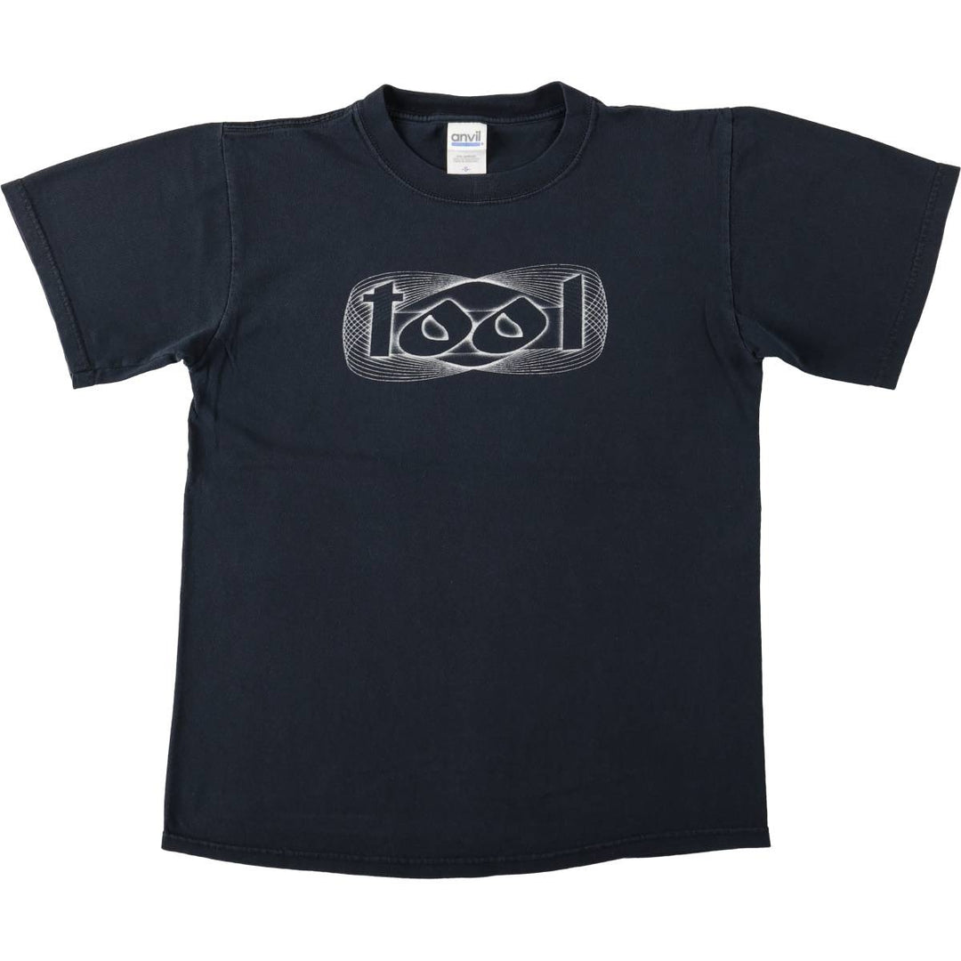 Anvil TOOL Band T-shirt, Men's Size S (approx.) cotton black type Vintage Second Hand