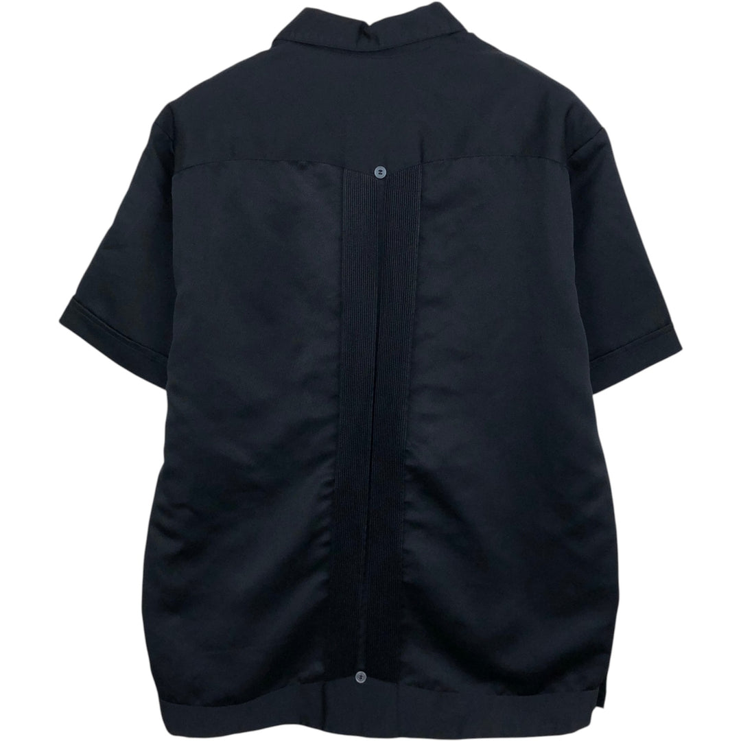 Maya Real Short-Sleeve Open Collar Mexican Shirt Cuban Shirt Box Shirt Men's Size L unclear black type Vintage Second Hand