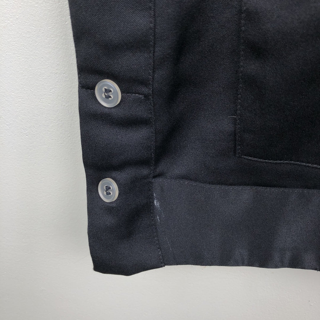 Maya Real Short-Sleeve Open Collar Mexican Shirt Cuban Shirt Box Shirt Men's Size L unclear black type Vintage Second Hand