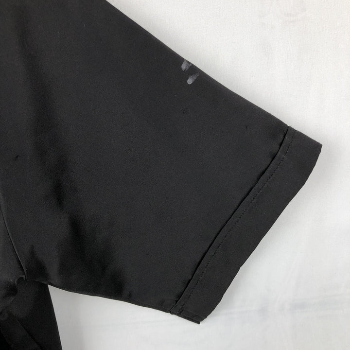 D'Carlos Short-Sleeve Open-Collar Mexican Shirt, Cuban Shirt, Boxy Shirt, Men's Size XL unclear black type Vintage Second Hand