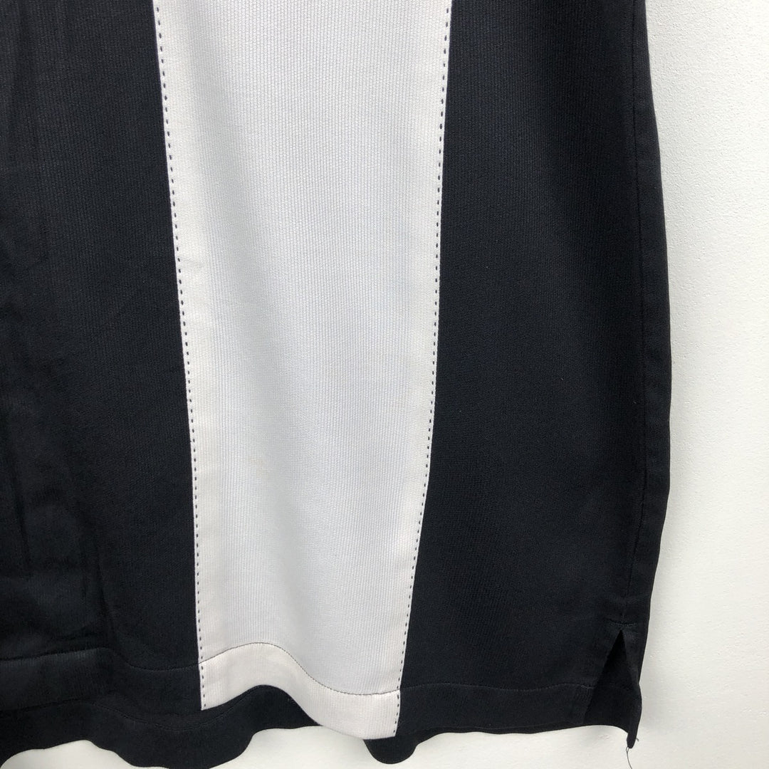 GEORGE Open Collar Short Sleeve Two-Tone Shirt, Boxy Shirt, Men's Size L (approx.) Rayon black type Vintage Second Hand