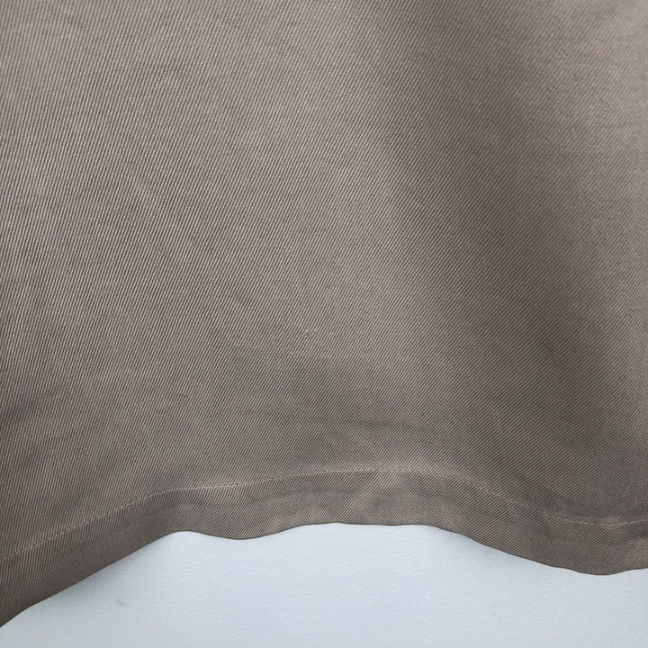 90'S Nat Nast Open Collar Short Sleeve Two-Tone Shirt Box Shirt Men's Size L (Equivalent) Vintage silk Beige type Vintage Second Hand