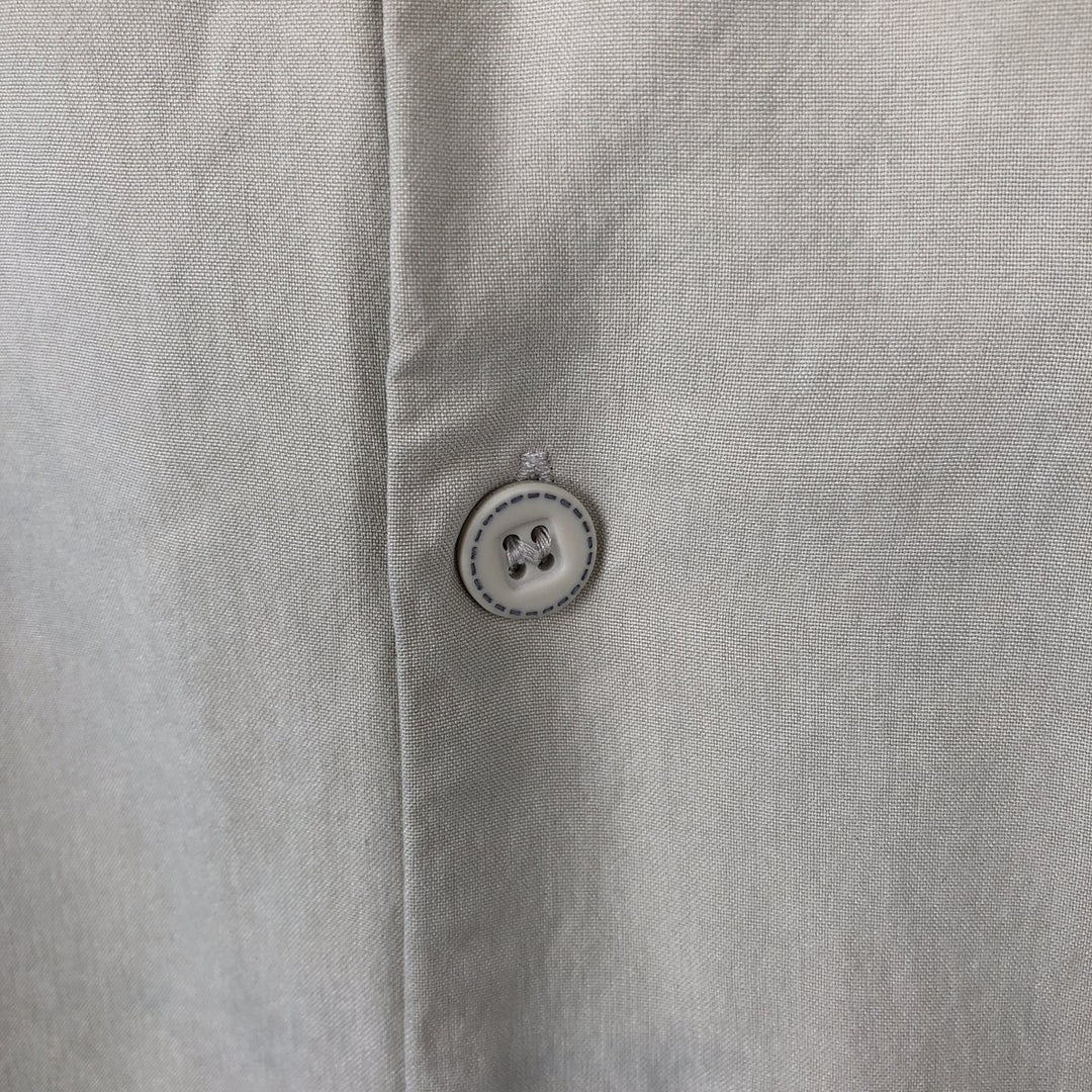 90'S Nat Nast Open Collar Short Sleeve Two-Tone Shirt Box Shirt Men's Size L (Equivalent) Vintage silk Beige type Vintage Second Hand