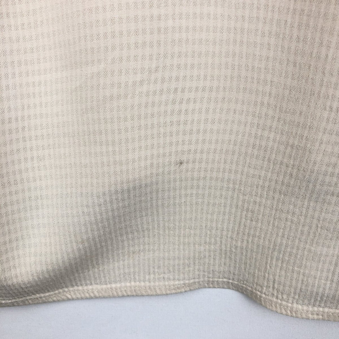 80s-90'S MICHAEL BRANDON Check Pattern Short-Sleeve Open-Collar Acetate x Rayon Shirt, Men's Size XL (Equivalent), Vintage acetate ivory Vintage Second Hand