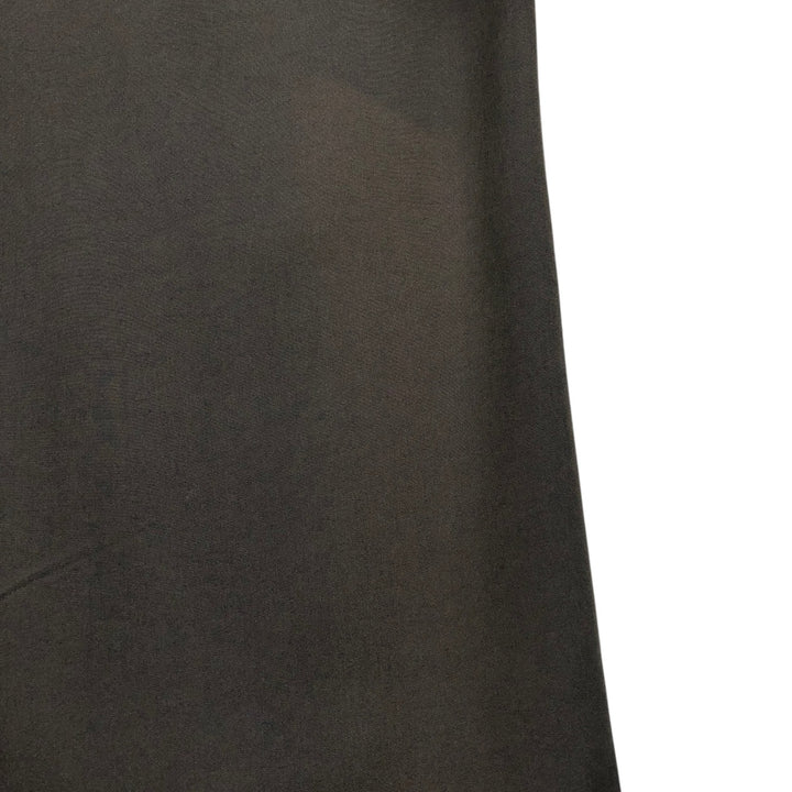Perry Ellis short-sleeved open-collar rayon shirt, boxy fit, men's size L (approx.) Rayon Charcoal Vintage Second Hand