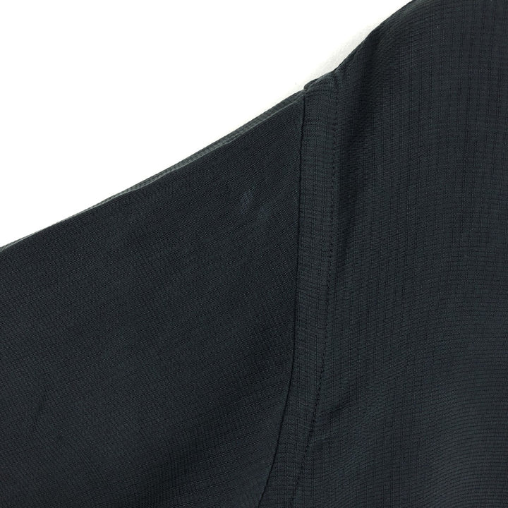 Perry Ellis PERRY ELLIS Short Sleeve Open Collar Silk Shirt Box Shirt Men's M silk black type Vintage Second Hand