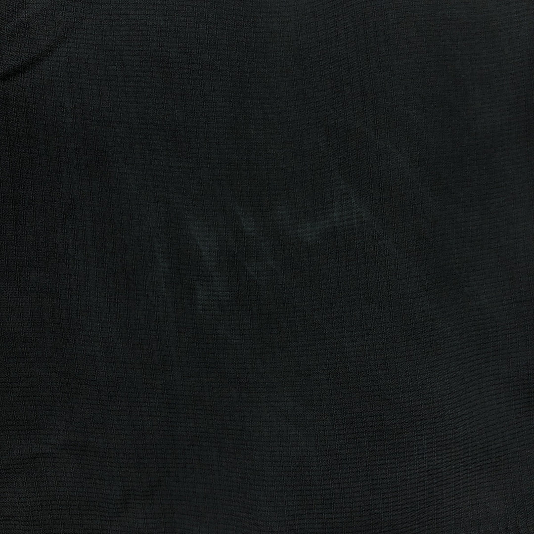 Perry Ellis PERRY ELLIS Short Sleeve Open Collar Silk Shirt Box Shirt Men's M silk black type Vintage Second Hand