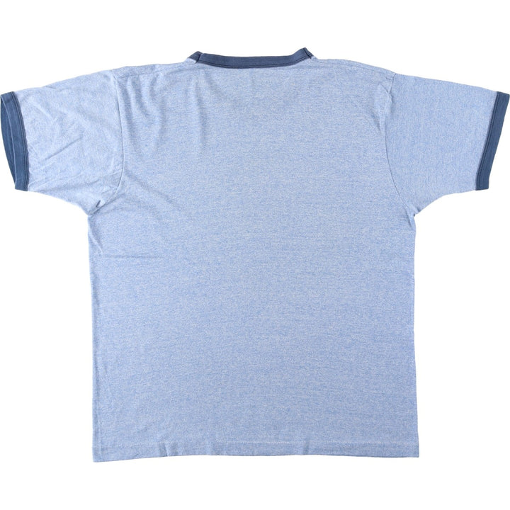 American Civil War Ringer T-shirt, Men's Size M (Equivalent), Vintage unclear blue type Vintage Second Hand