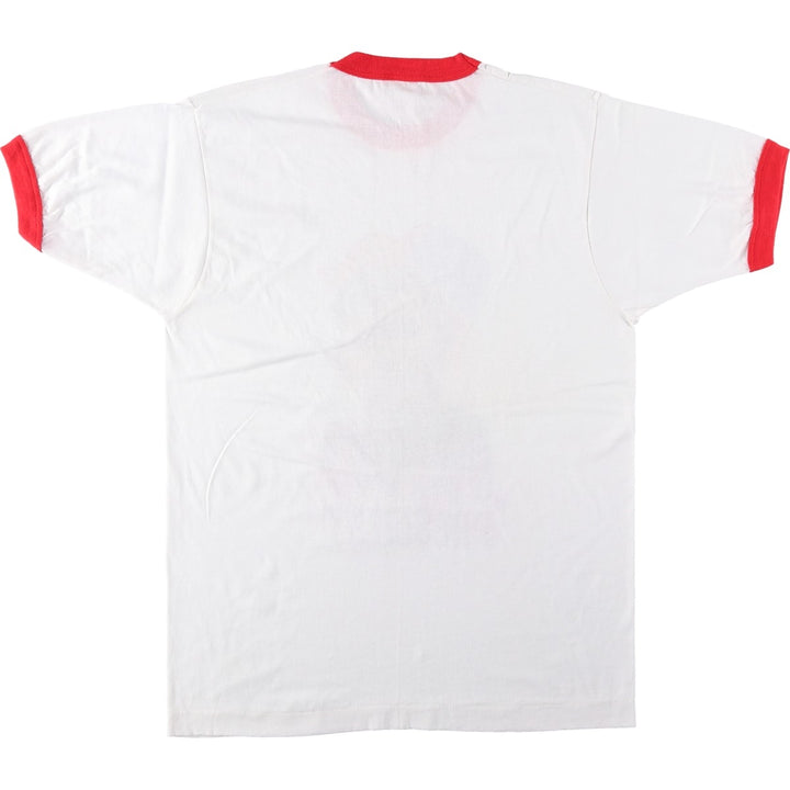 OLIVER NORTH Ringer T-Shirt, Made in USA, Men's XL (approx.), Vintage. cotton white type Vintage Second Hand