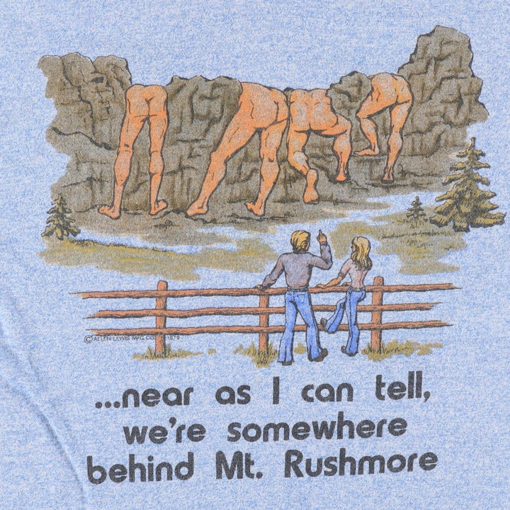 Ringer T-shirt, Men's Size S (approx.), Vintage unclear blue type Vintage Second Hand