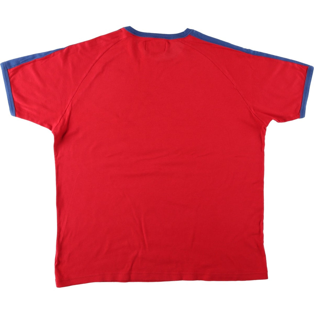 90'S Ralph Lauren POLO SPORT Ringer T-shirt, Men's Size L (approx.), Vintage cotton red type Vintage Second Hand
