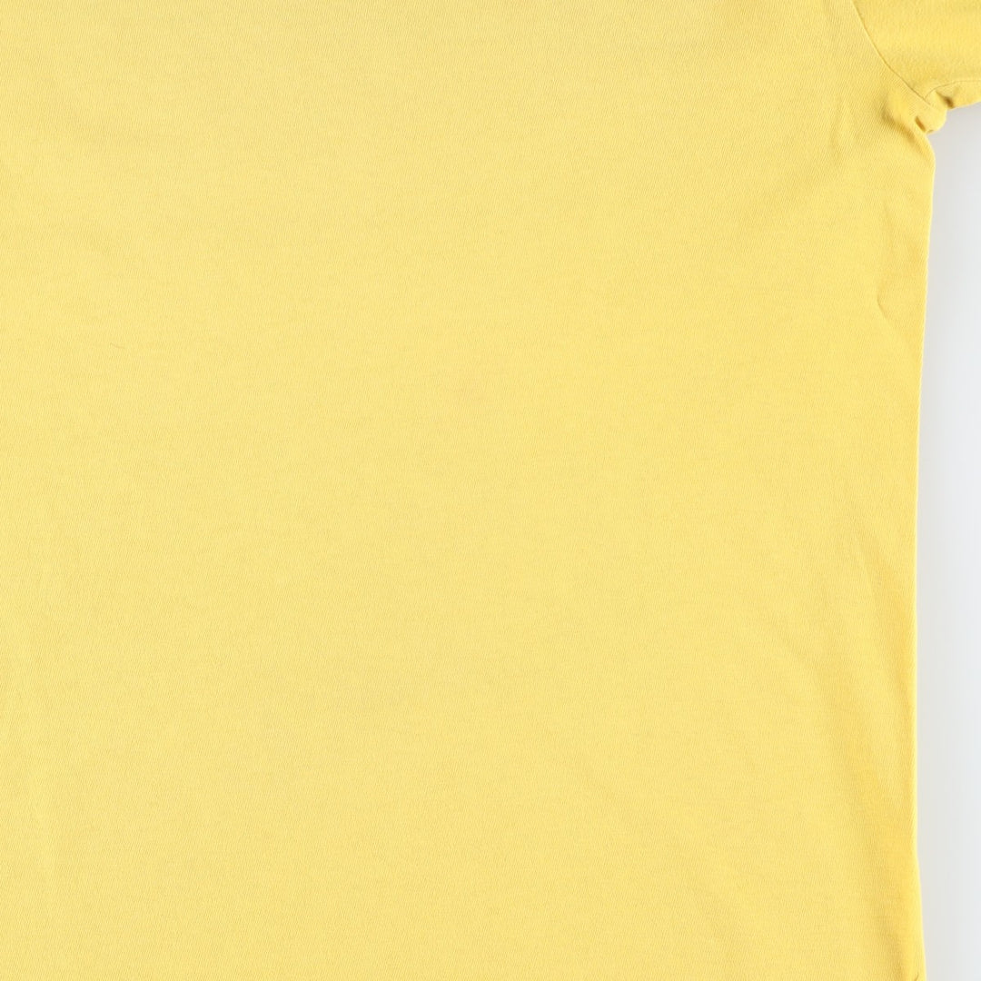 2000'S Nike Ringer T-shirt, Men's Size L cotton yellow type Vintage Second Hand
