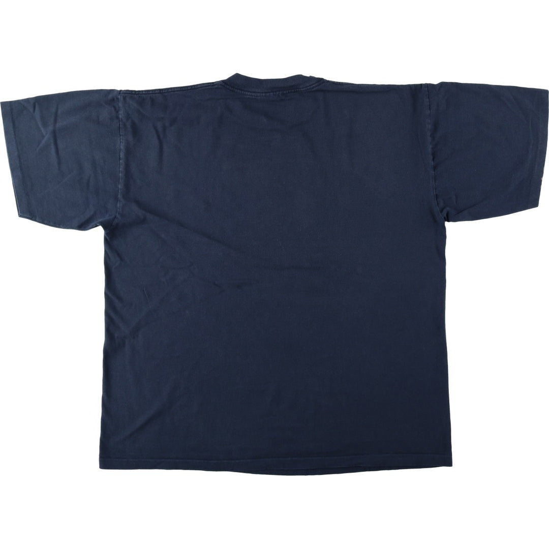 2000'S Frog Pattern Animal T-Shirt, Men's XL (approx.) unclear navy blue type Vintage Second Hand
