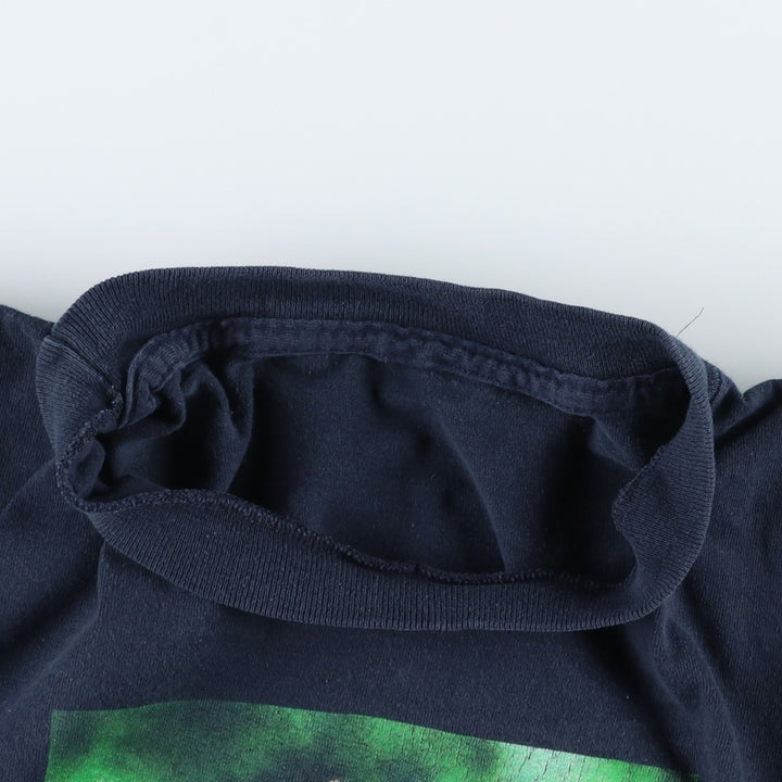 2000'S Frog Pattern Animal T-Shirt, Men's XL (approx.) unclear navy blue type Vintage Second Hand