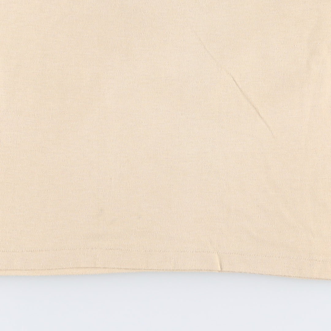 ~90'S Animal Pattern Dog Print Animal T-Shirt Men's XL Equivalent Vintage unclear Beige type Vintage Second Hand