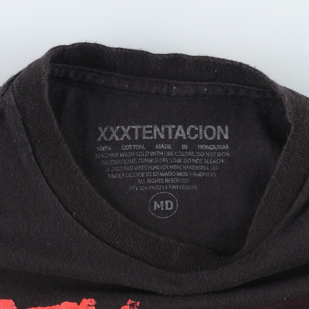 XXXTENTACION XXXTentacion Rap T-Shirt, Men's Size M (equivalent) cotton black type Vintage Second Hand