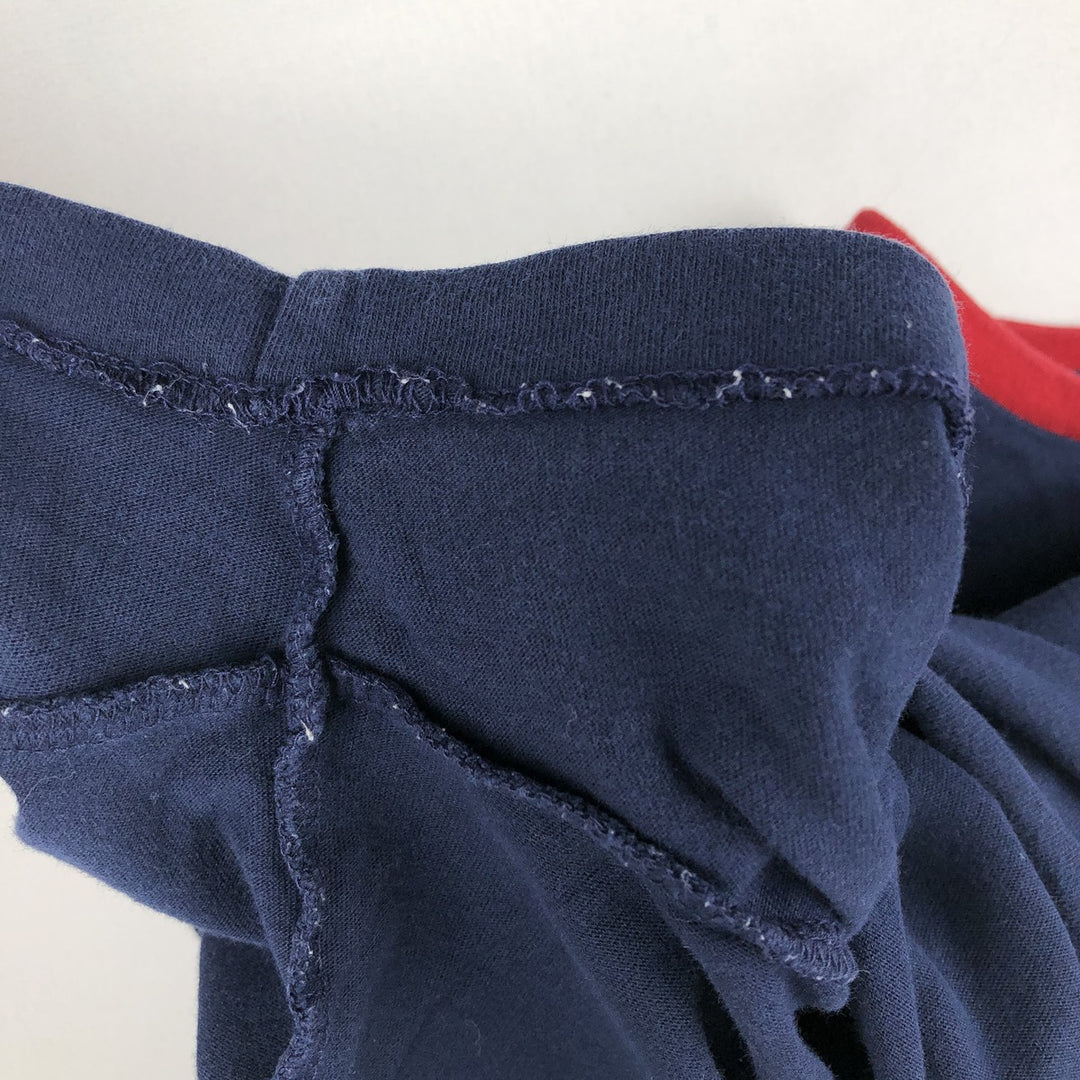 Ralph Lauren POLO RALPH LAUREN CLASSIC FIT short-sleeved logo T-shirt, men's size L cotton navy blue type Vintage Second Hand