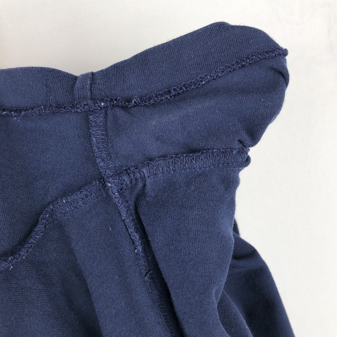 Ralph Lauren POLO RALPH LAUREN CLASSIC FIT short-sleeved logo T-shirt, men's size L cotton navy blue type Vintage Second Hand