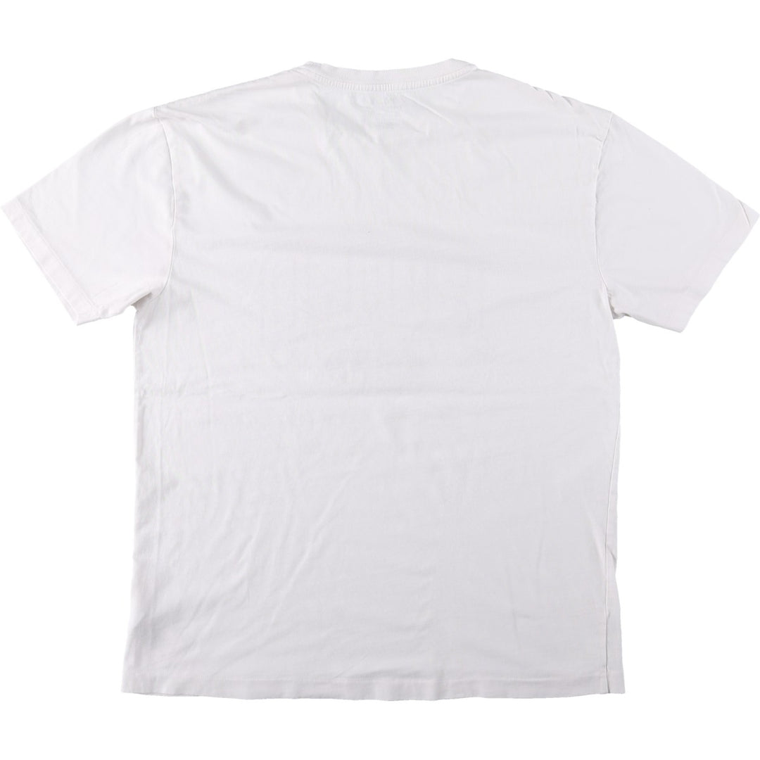 Ralph Lauren POLO RALPH LAUREN CLASSIC FIT Short-Sleeve Logo T-Shirt, Men's Size S (approx.) cotton white type Vintage Second Hand