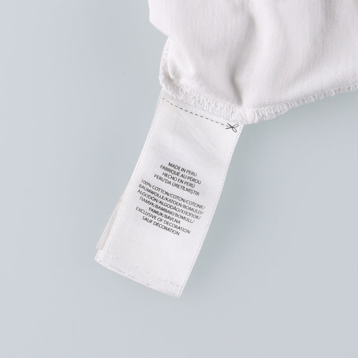Ralph Lauren POLO RALPH LAUREN CLASSIC FIT Short-Sleeve Logo T-Shirt, Men's Size S (approx.) cotton white type Vintage Second Hand