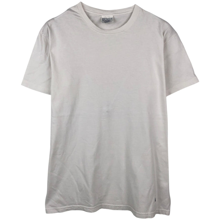 Ralph Lauren POLO by Ralph Lauren short sleeve one point logo T-shirt men's L size cotton white type Vintage Second Hand