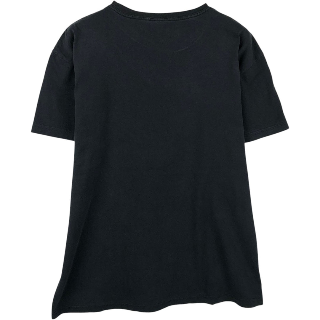 Ralph Lauren POLO by Ralph Lauren short sleeve one point logo T-shirt men's M size cotton black type Vintage Second Hand