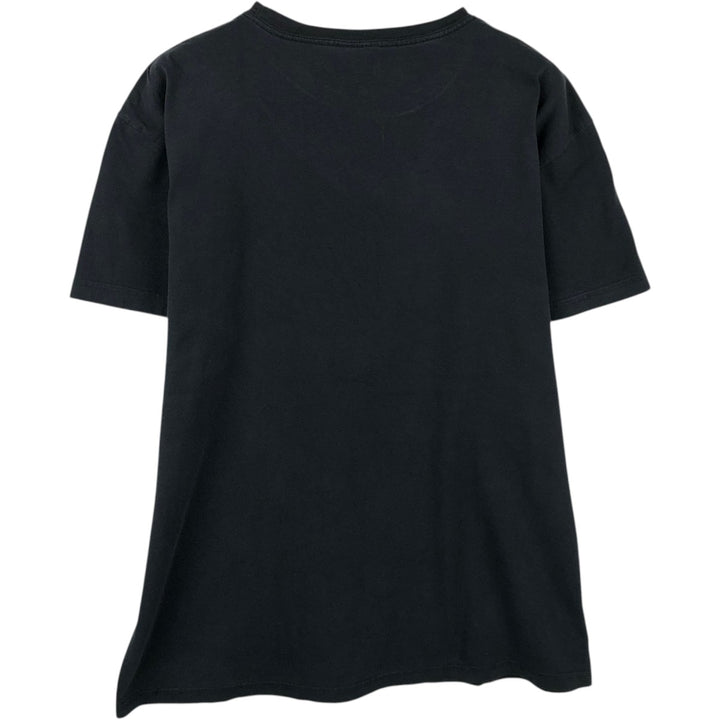 Ralph Lauren POLO by Ralph Lauren short sleeve one point logo T-shirt men's M size cotton black type Vintage Second Hand