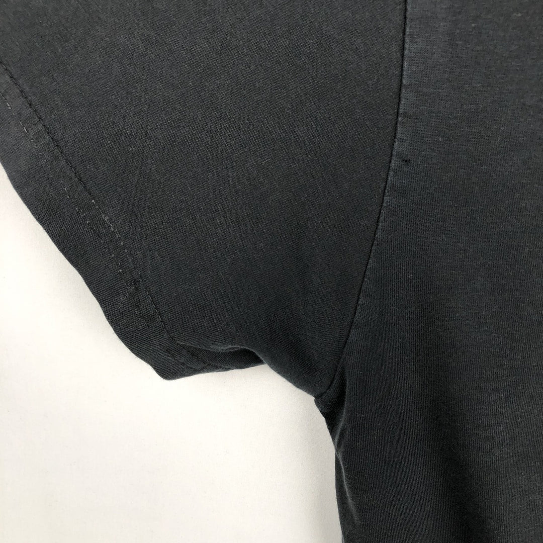 Ralph Lauren POLO by Ralph Lauren short sleeve one point logo T-shirt men's M size cotton black type Vintage Second Hand