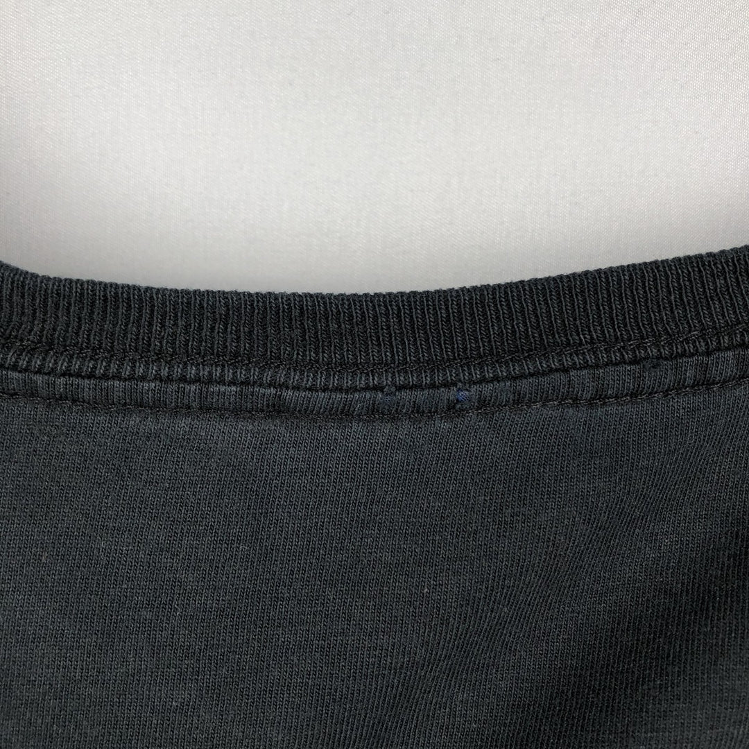 Ralph Lauren POLO by Ralph Lauren short sleeve one point logo T-shirt men's M size cotton black type Vintage Second Hand