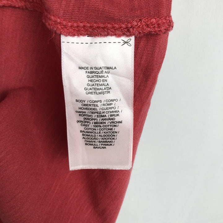 Ralph Lauren POLO by Ralph Lauren short sleeve printed T-shirt, men's size M cotton red type Vintage Second Hand