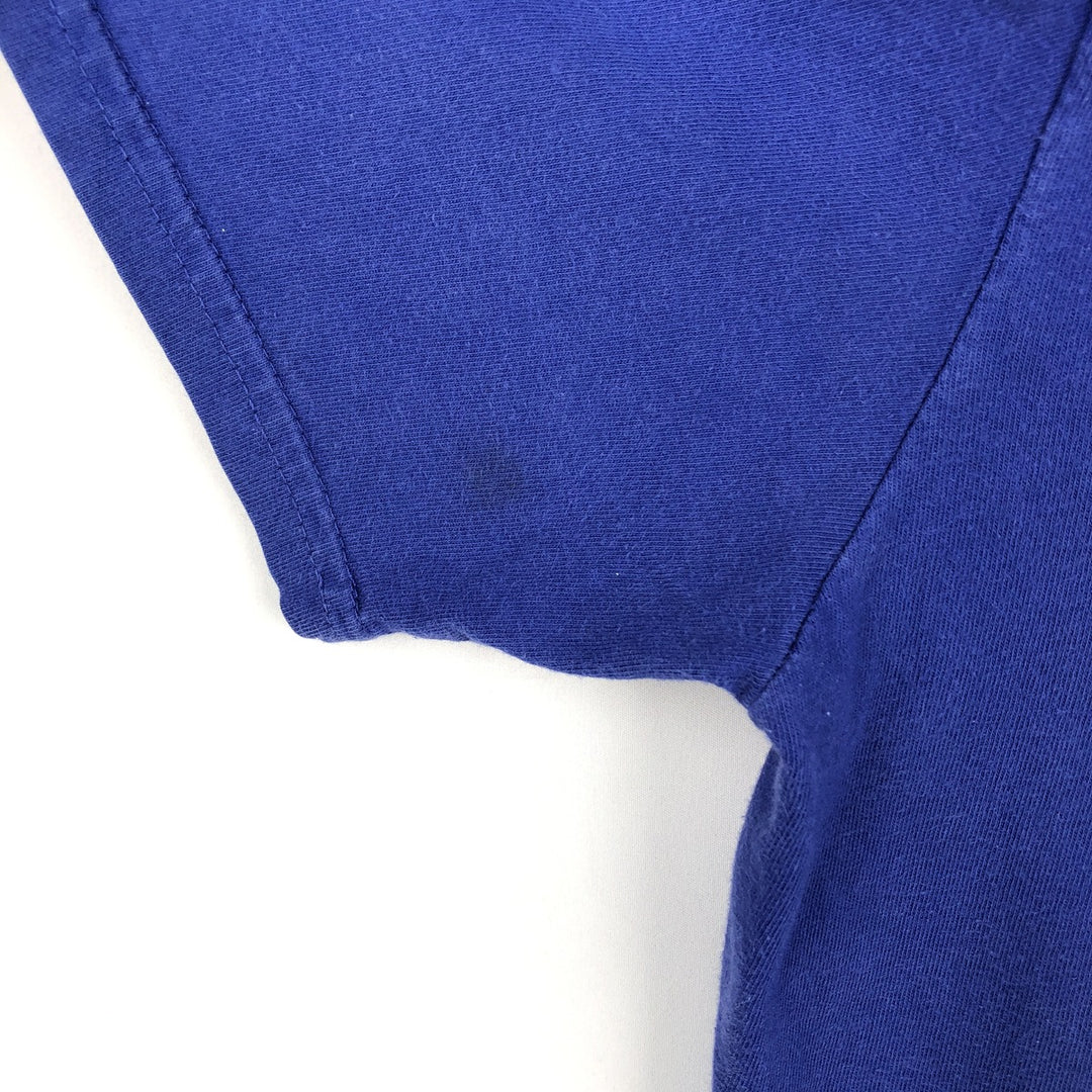Ralph Lauren POLO by Ralph Lauren CUSTOM FIT Short-Sleeve Logo T-Shirt, Men's Size L (approx.) cotton blue type Vintage Second Hand