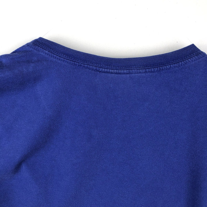 Ralph Lauren POLO by Ralph Lauren CUSTOM FIT Short-Sleeve Logo T-Shirt, Men's Size L (approx.) cotton blue type Vintage Second Hand
