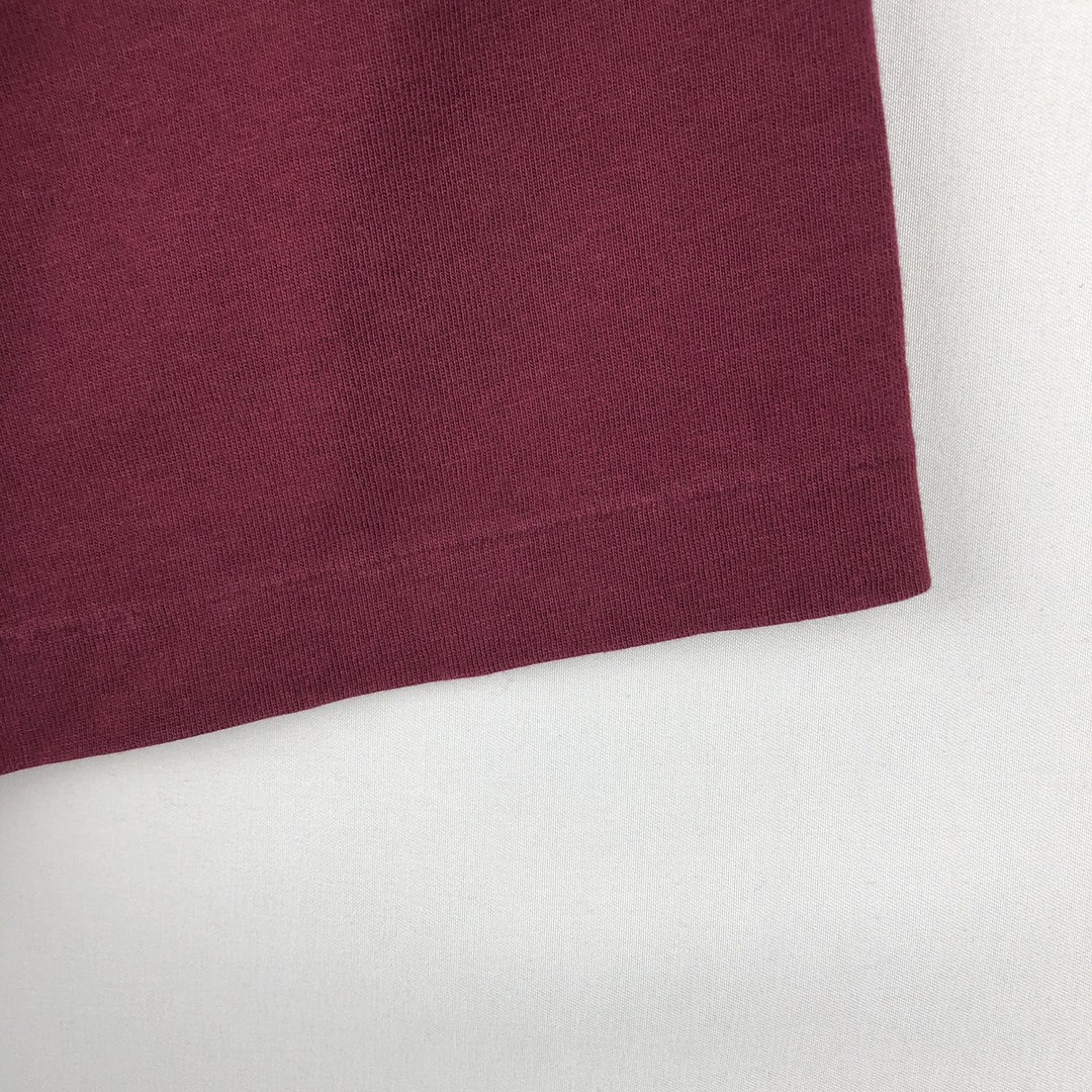 Ralph Lauren POLO by Ralph Lauren Short-Sleeve T-Shirt with One-Point Logo Pocket, Men's Size XL (approx.) cotton red type reddish brown Vintage Second Hand