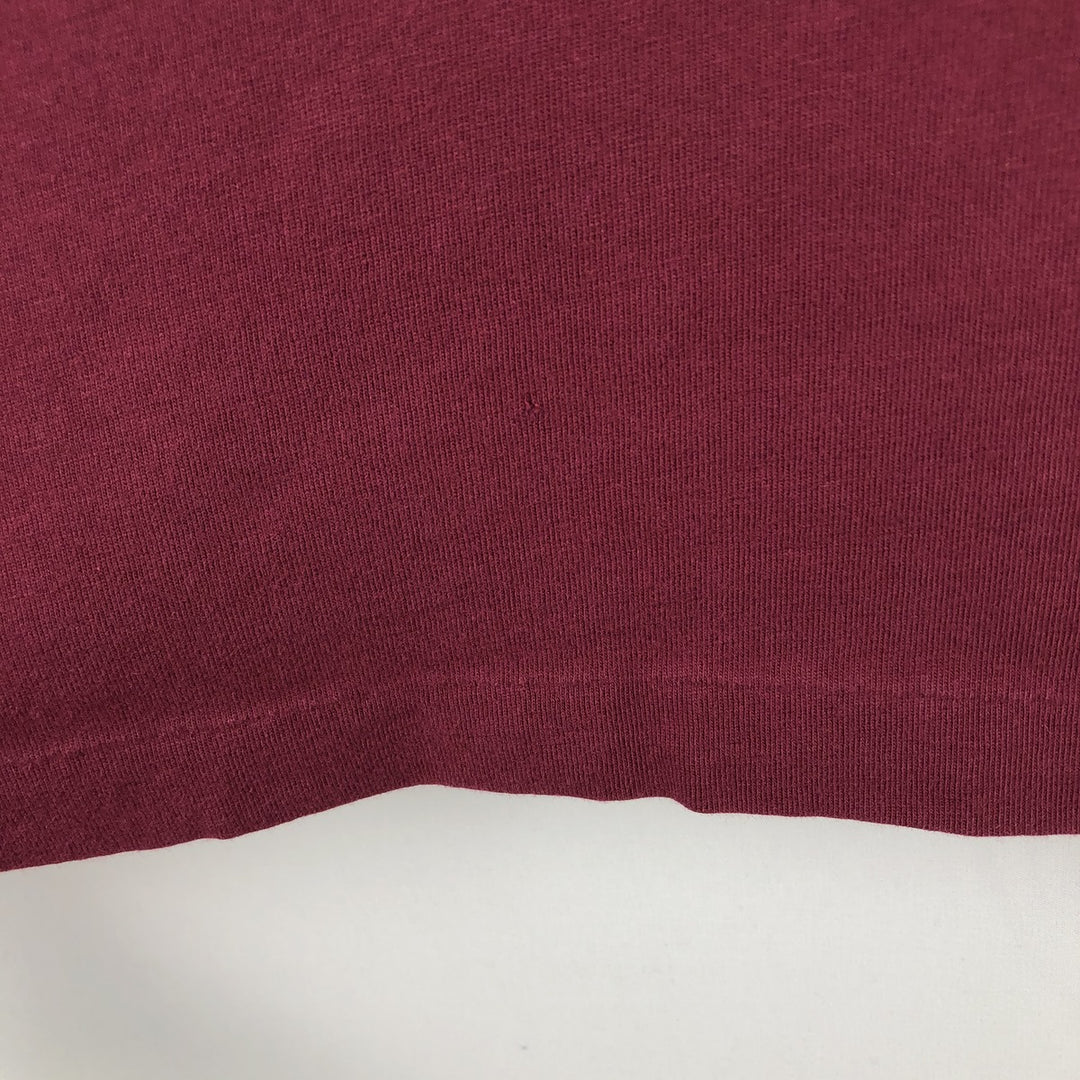 Ralph Lauren POLO by Ralph Lauren Short-Sleeve T-Shirt with One-Point Logo Pocket, Men's Size XL (approx.) cotton red type reddish brown Vintage Second Hand
