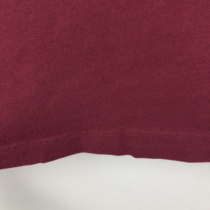 Ralph Lauren POLO by Ralph Lauren Short-Sleeve T-Shirt with One-Point Logo Pocket, Men's Size XL (approx.) cotton red type reddish brown Vintage Second Hand