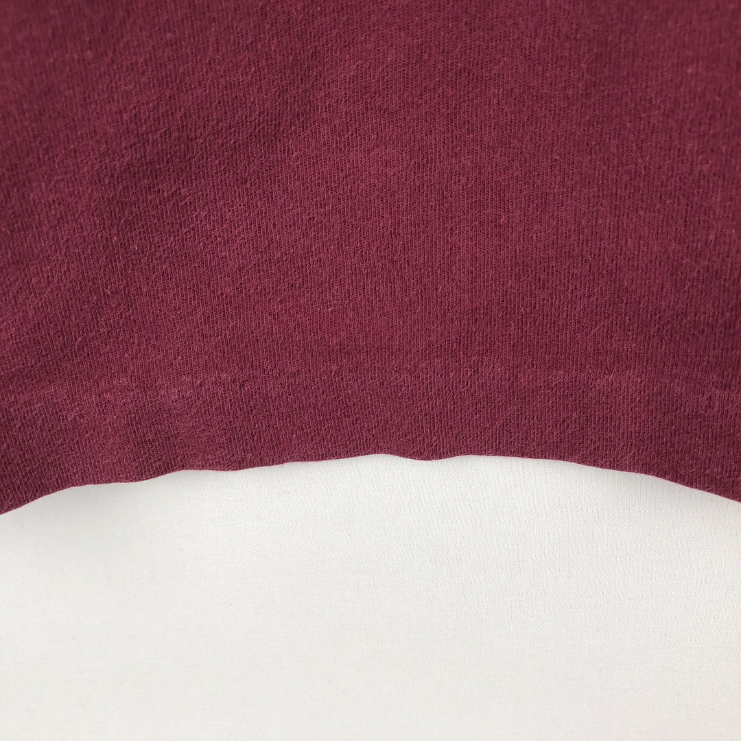 Ralph Lauren POLO by Ralph Lauren short sleeve one point logo T-shirt men's L size cotton Red type red-purple Vintage Second Hand