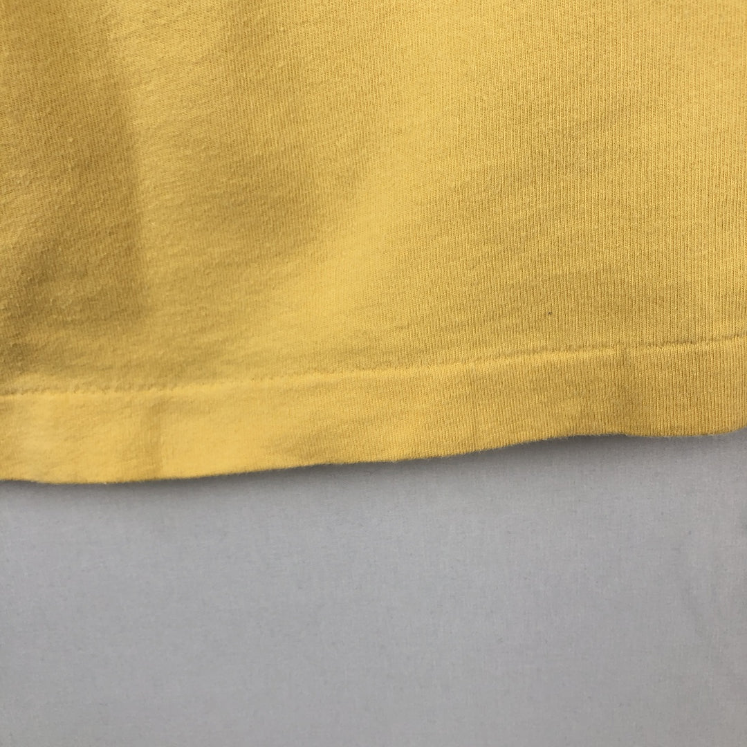 Ralph Lauren POLO by Ralph Lauren short sleeve one point logo T-shirt men's M size cotton yellow type Vintage Second Hand