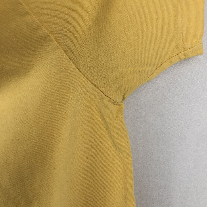 Ralph Lauren POLO by Ralph Lauren short sleeve one point logo T-shirt men's M size cotton yellow type Vintage Second Hand