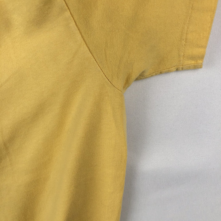 Ralph Lauren POLO by Ralph Lauren short sleeve one point logo T-shirt men's M size cotton yellow type Vintage Second Hand
