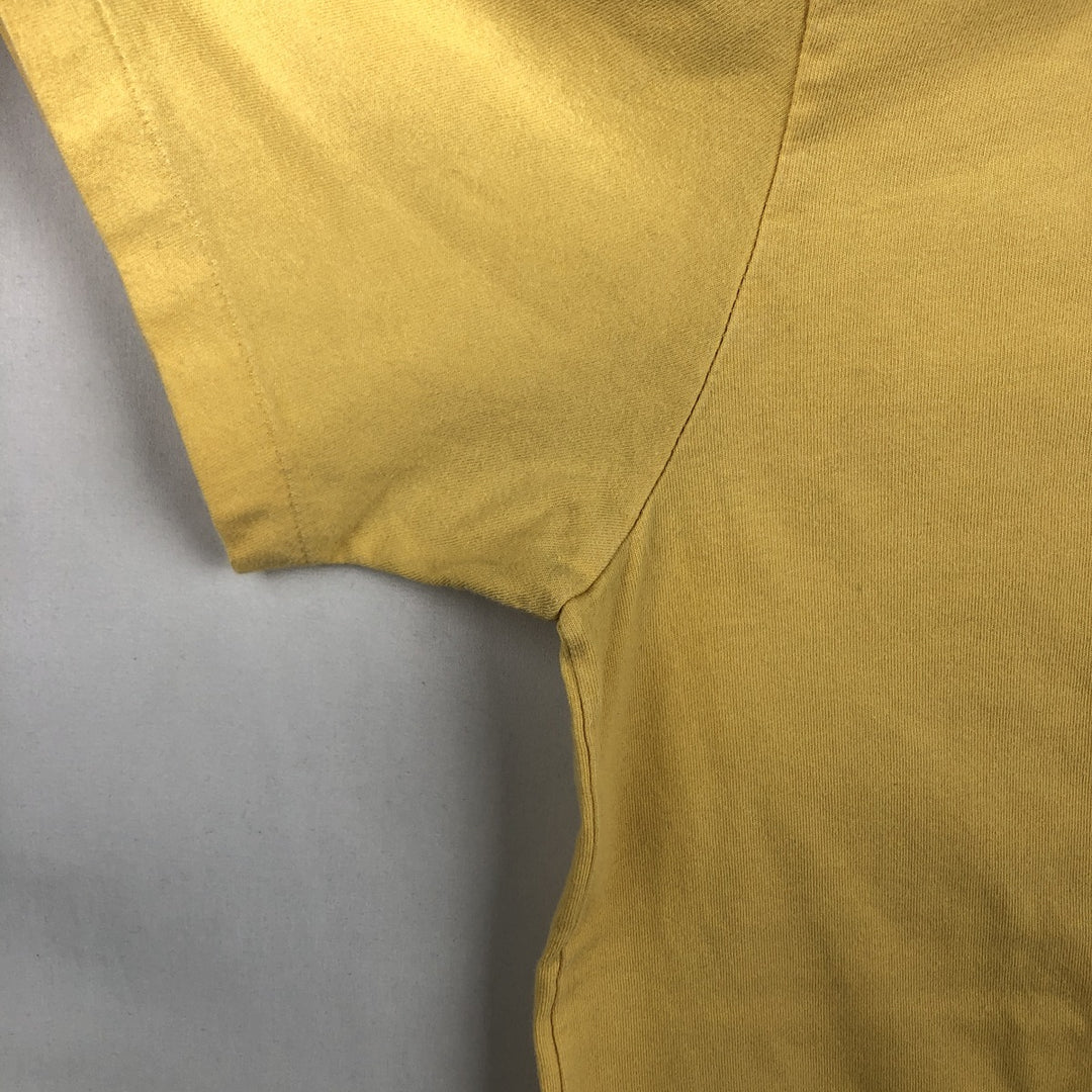 Ralph Lauren POLO by Ralph Lauren short sleeve one point logo T-shirt men's M size cotton yellow type Vintage Second Hand