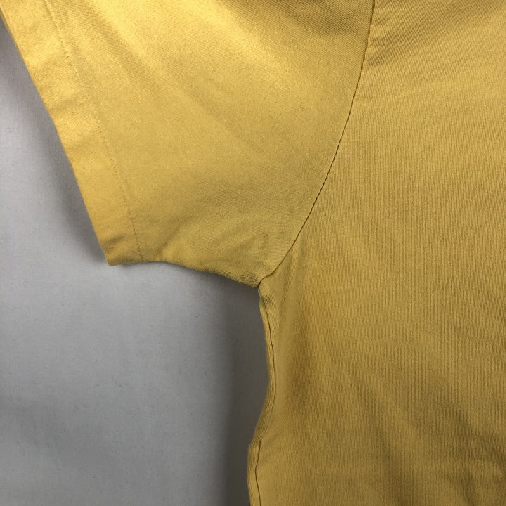 Ralph Lauren POLO by Ralph Lauren short sleeve one point logo T-shirt men's M size cotton yellow type Vintage Second Hand