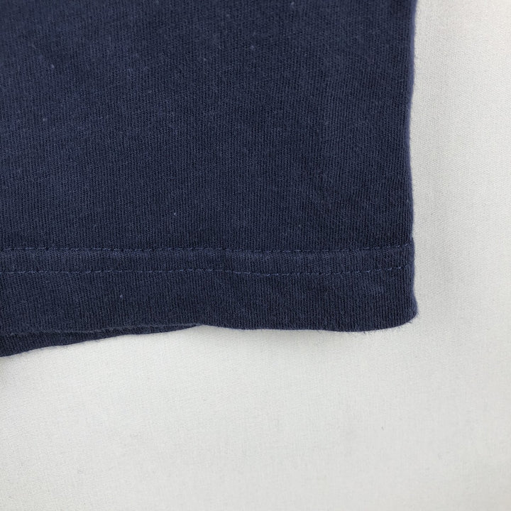 Ralph Lauren POLO by Ralph Lauren CUSTOM FIT Short-Sleeve Printed T-Shirt, Men's Size M (approx.) cotton navy blue type Vintage Second Hand