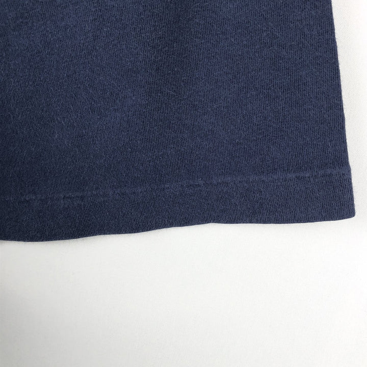 Ralph Lauren POLO by Ralph Lauren short sleeve one point logo T-shirt men's L size cotton navy blue type Vintage Second Hand